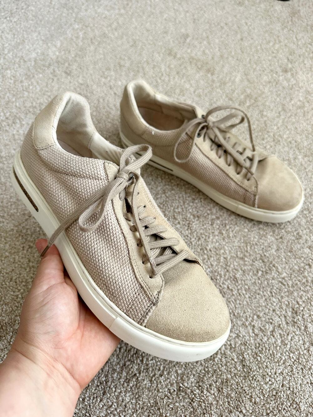 Birkenstock Bend Suede Sneakers In Tan Size EU 41 US 10